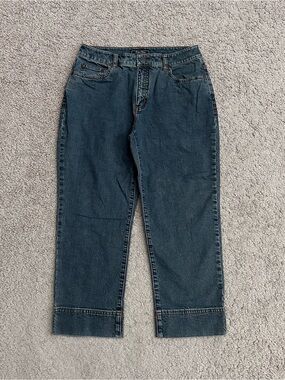 Indigo Palms Dark Blue Capri Jeans Womens 6R